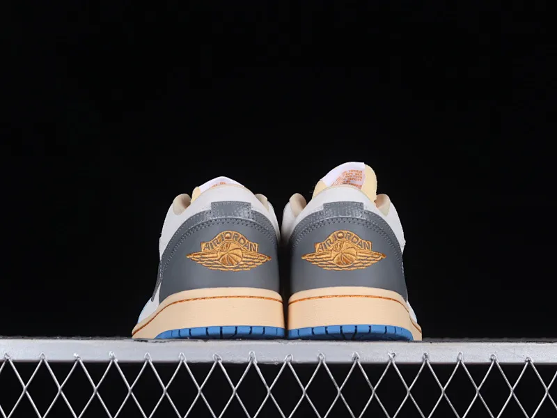 All categories Air Jordan Jordan series basketball shoes Air Jordan 1 Low G version pure original Air Jordan 1 Low "UNC Grey" AJ1 Joe 1 cement North Carolina blue low-top basketball shoes DZ5376-469
